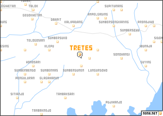 map of Tretes