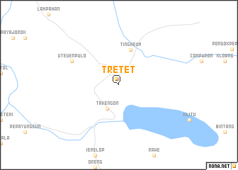 map of Tretet