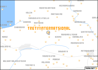 map of Tretiy Internatsional