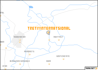 map of Tretiy Internatsional