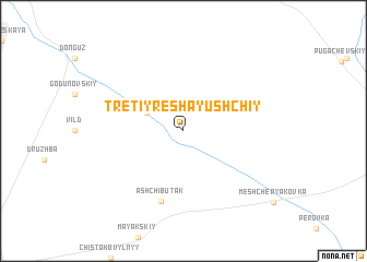 map of Tretiy Reshayushchiy