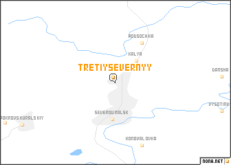 map of Tretiy Severnyy