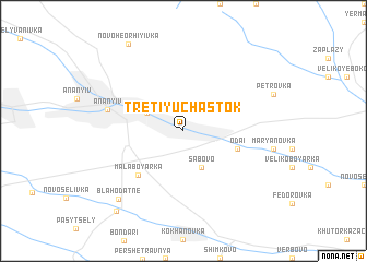 map of Tretiy Uchastok