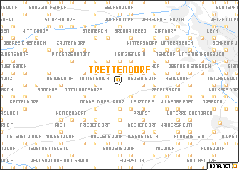 map of Trettendorf