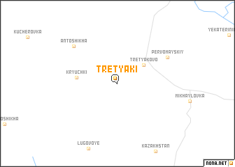 map of Tret\