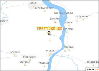 map of Tret\