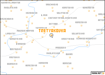 map of Tret\