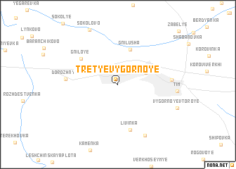 map of Tret\