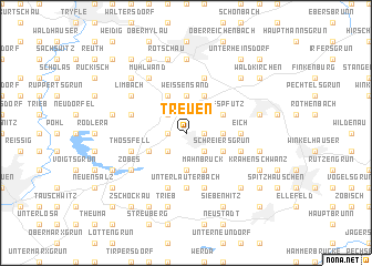 map of Treuen