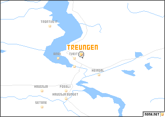 map of Treungen