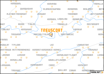 map of Treuscoat