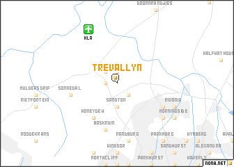 map of Trevallyn