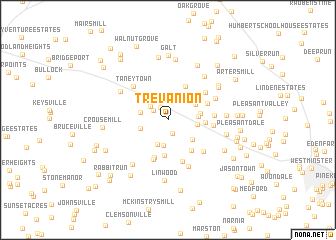 map of Trevanion