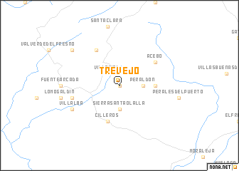 map of Trevejo