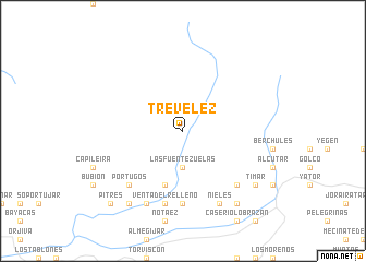 map of Trevélez