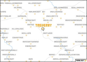 map of Tréveray