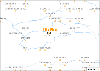 map of Tréves