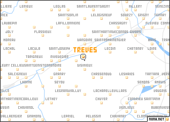 map of Tréves