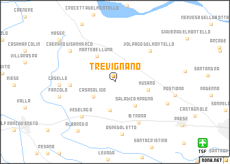 map of Trevignano