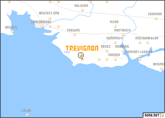map of Trévignon