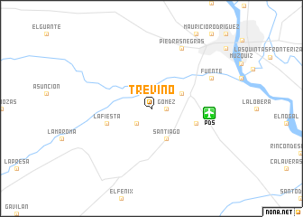 map of Treviño