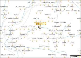 map of Treviño