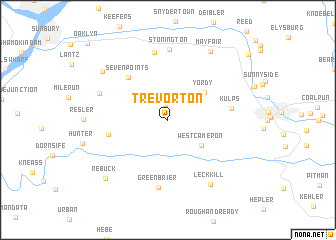 map of Trevorton