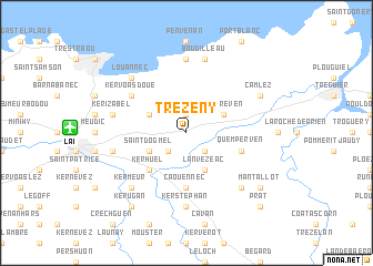 map of Trézény