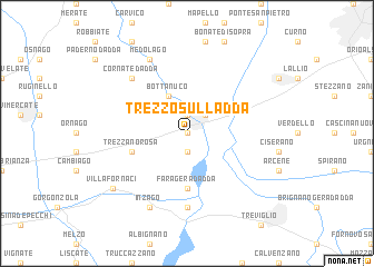 map of Trezzo sullʼAdda