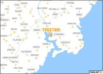 map of Trgetari