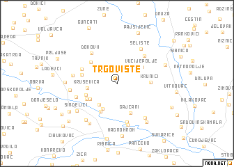 map of Trgovište