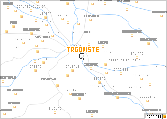 map of Trgovište