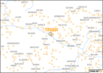 map of Trgovi