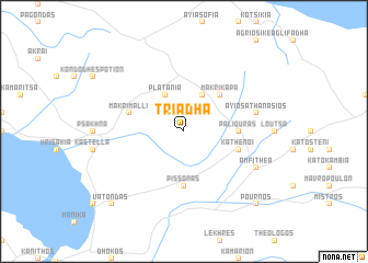 map of Triádha
