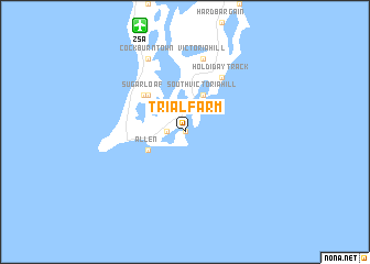 map of Trial Farm