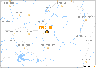 map of Trial Hill