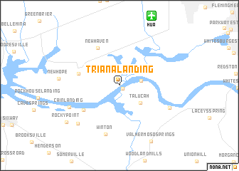 map of Triana Landing