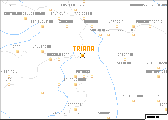 map of Triana