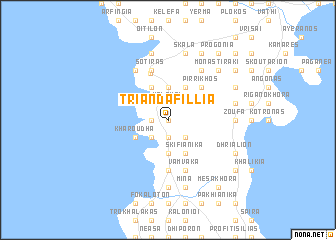 map of Triandafilliá