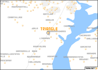 map of Triangle