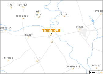 map of Triangle