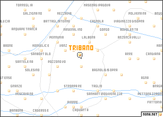 map of Tribano