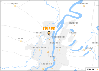 map of Tribeni