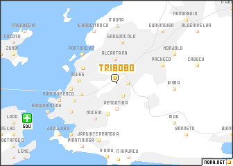 map of Tribobó