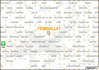 map of Tribouillet