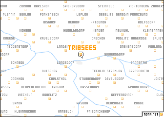 map of Tribsees