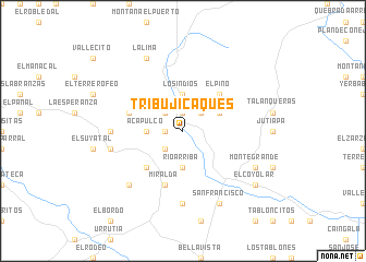 map of Tribu Jicaques