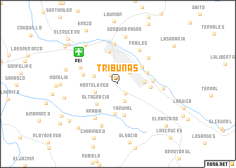 map of Tribunas