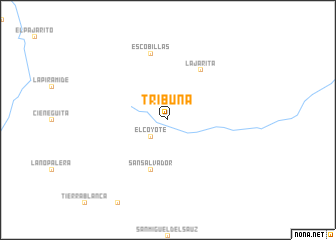 map of Tribuna