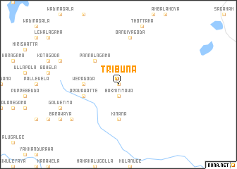 map of Tribuna